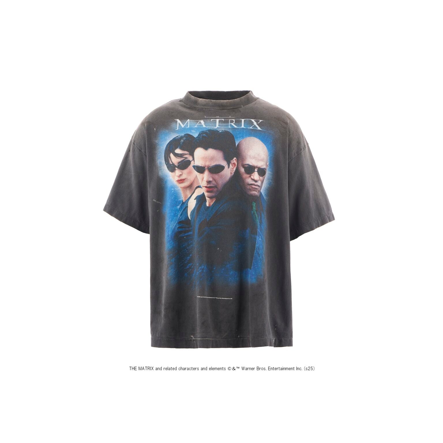 SAINT Mxxxxxx x THE MATRIX / MTRX_SS TEE_THE MATRIX WHITE LOGO